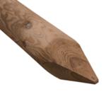 Zaunpfahl rund gespitzt braun 8x100cm